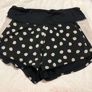 polka dot outdoor voices shorts